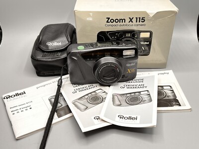 Rollei X115 Zoom 38-115mm analoge Point&Shoot Kamera *boxed* #404026-120
