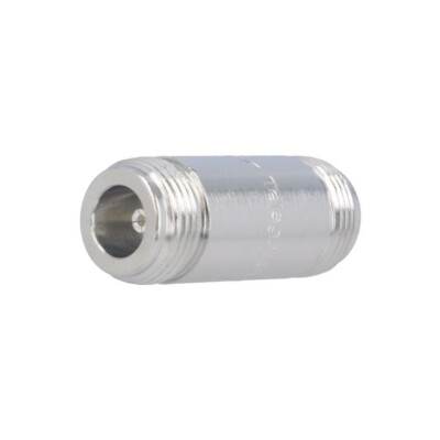 J01024A0004 Kupplung N-Buchse,beiderseitig gerade 50Ω PTFE vergoldet TELEGÄRTNER