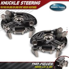 Conjunto de zapata de freno de cojinete de buje y nudillo de dirección trasera para Ford Explorer 02-05