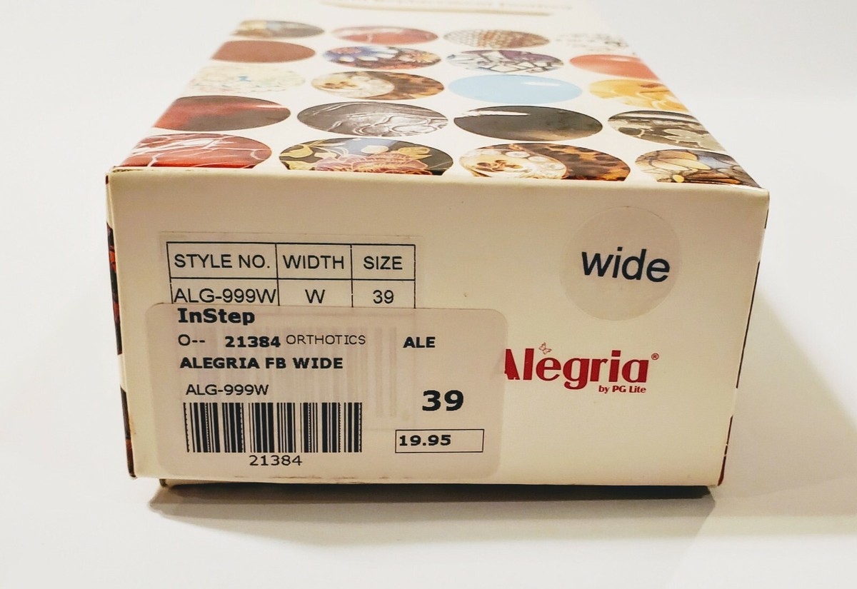 Alegria Womens Replacement Footbed insoles Size 39 W Beige Alg