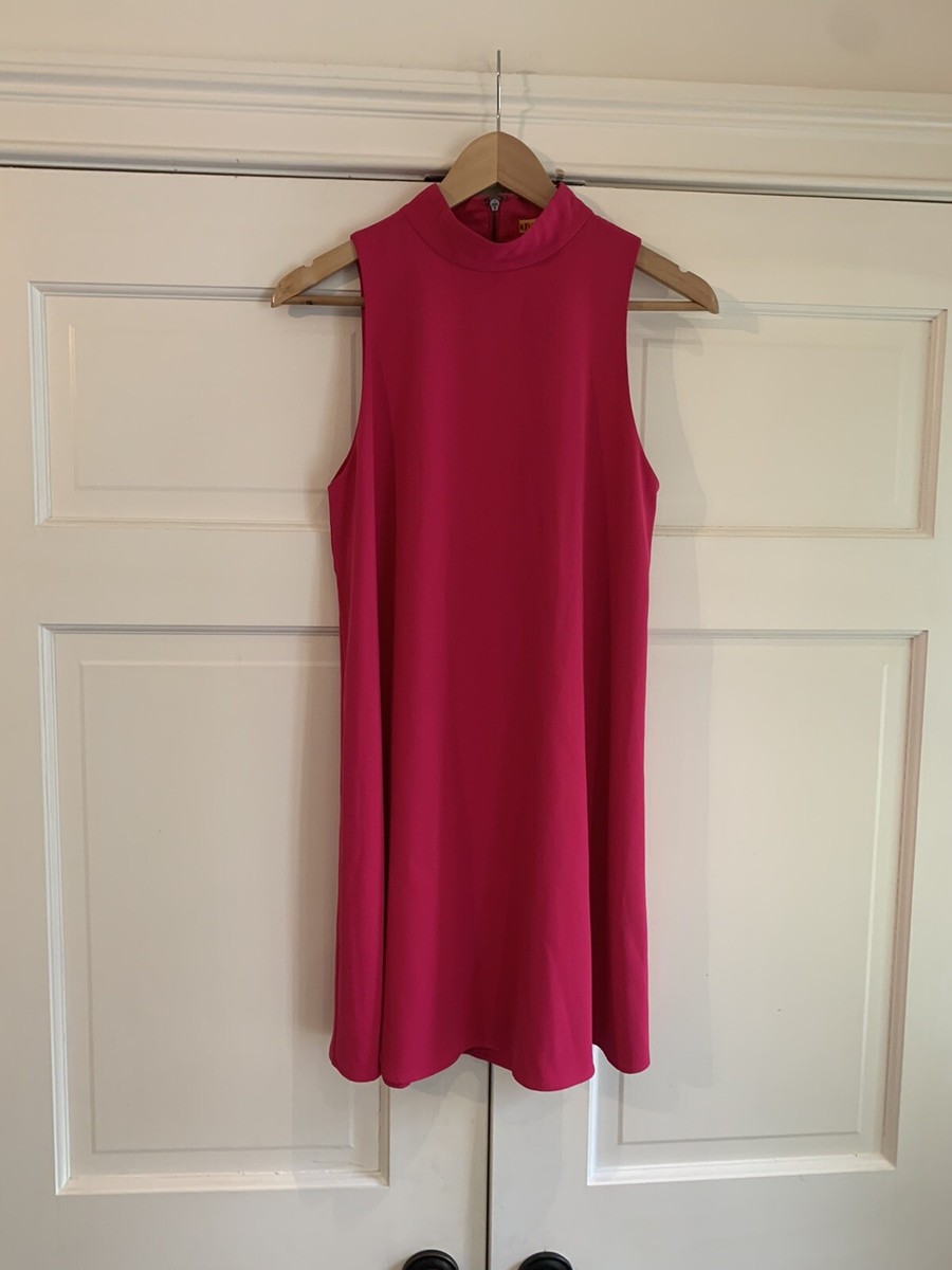 Alice + Olivia Women's Hot Pink Cutout Back Fit & Flare Dress Sz XS | eBay