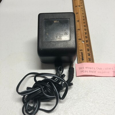 TGI UD-1310C 13.5 VDC 1 A Plug-in Power Adapter Tested Vintage