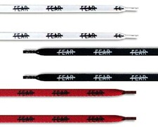 "Fearless" Flat Shoe Laces for Air Jordan 1 Mid Fearless Force 1 4 6