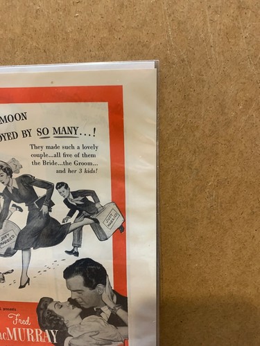 1949 FAMILY HONEYMOON Movie Release Print Ad Starring: FRED MacMURRAY (MH216) - Bild 3 von 7