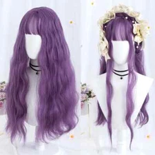 Synthetic Wigs Halloween with Bangs for Women Party Dailly Heat Resistant Wig