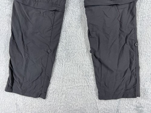 Karrimor Pants Girls 13 Gray Convertible 100% Nylon Cargo Hiking Camping - Picture 2 of 17