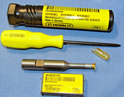 New PH HORN Carbide Bar # BU306.0500.02B With 2 T cutter inserts Kit