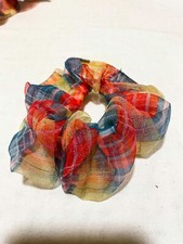 Cute Unique Design Spring Theme Print Red Scrunchie