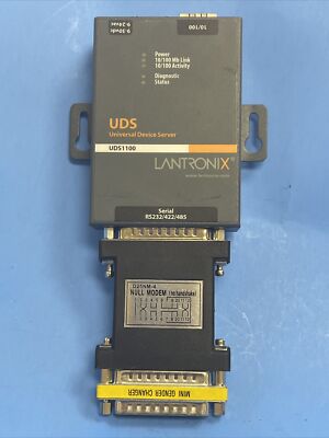 LANTRONIX UDS UNIVERSAL DATA CONSOLE SERVER UDS1100  D25NM-4 SDS1101