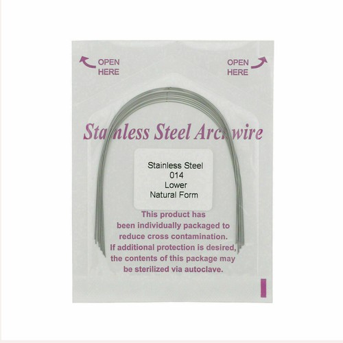 100 Pc Dental Orthodontic Stainless Steel Archwire Natural Form Round Ortodoncia - Picture 5 of 17