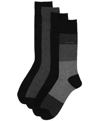 Calvin Klein Socks Dress 4 Pairs Men's Multicolor  4 Pack NWT
