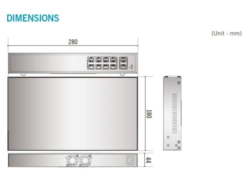 IDIS DH-2010P DirectIP PoE-Switch mit 10 Ports - Bild 2 von 3