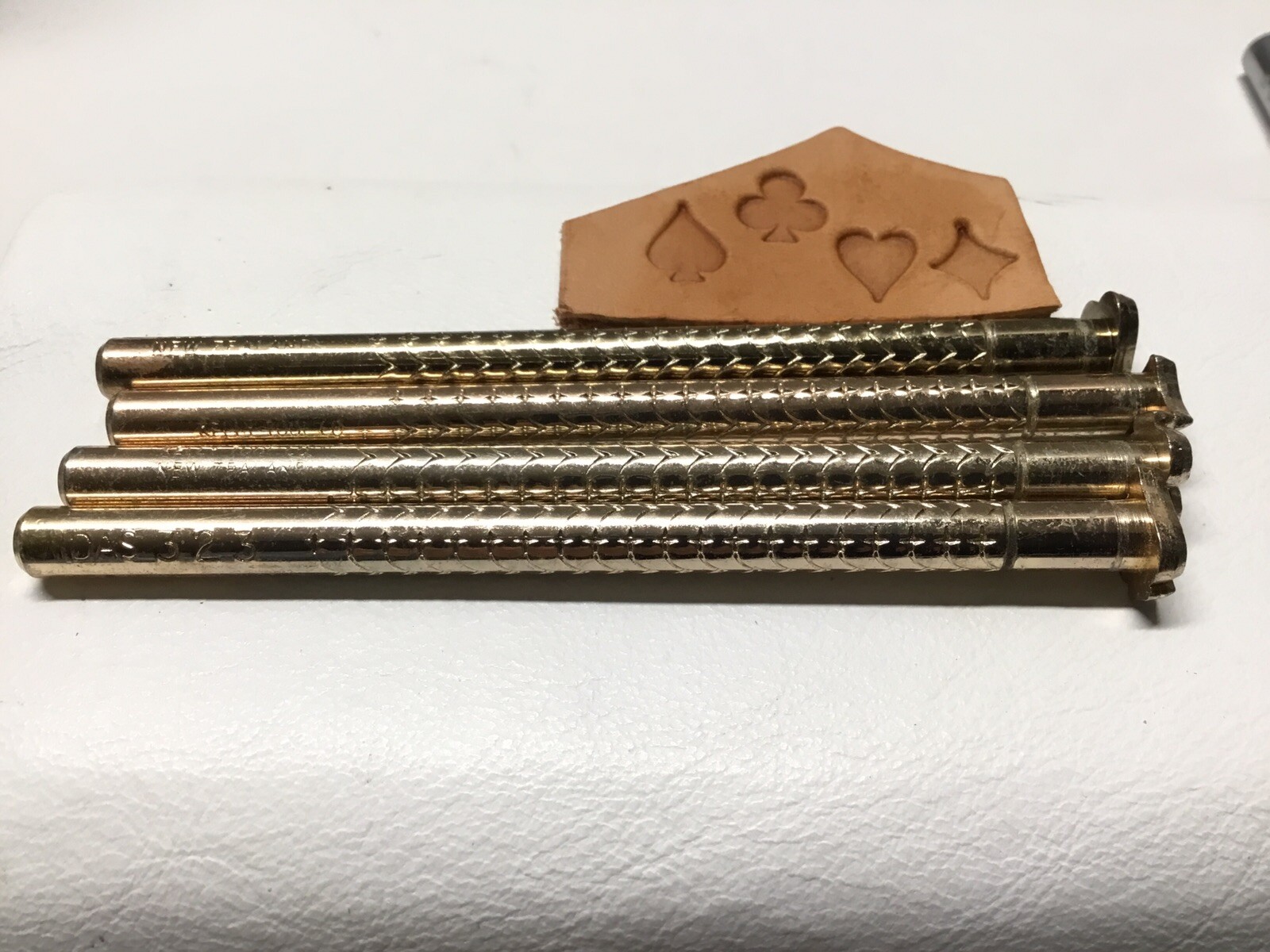 4 Kelly Midas Tools New Zealand 323, 324, 325, 326 leather stamping