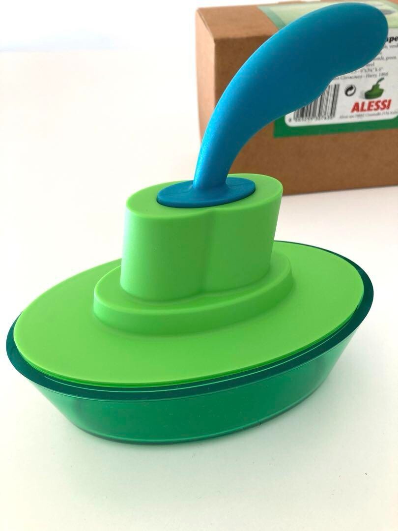 Alessi Ship Shape Butter Dish by Stefano Giovannoni & Harry