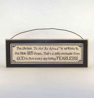 the bible says do not be afraid 365 times