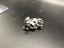 1.8 Oz Silver Hand Poured Zombie Hand Skull