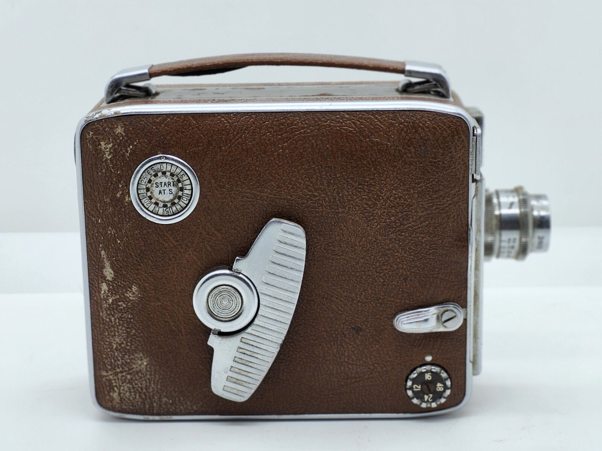 Keystone Olympic 8mmフィルムカメラ ムービー Vintage Keystone Olympic K-32 8mm Roll Film Movie Camera - Works