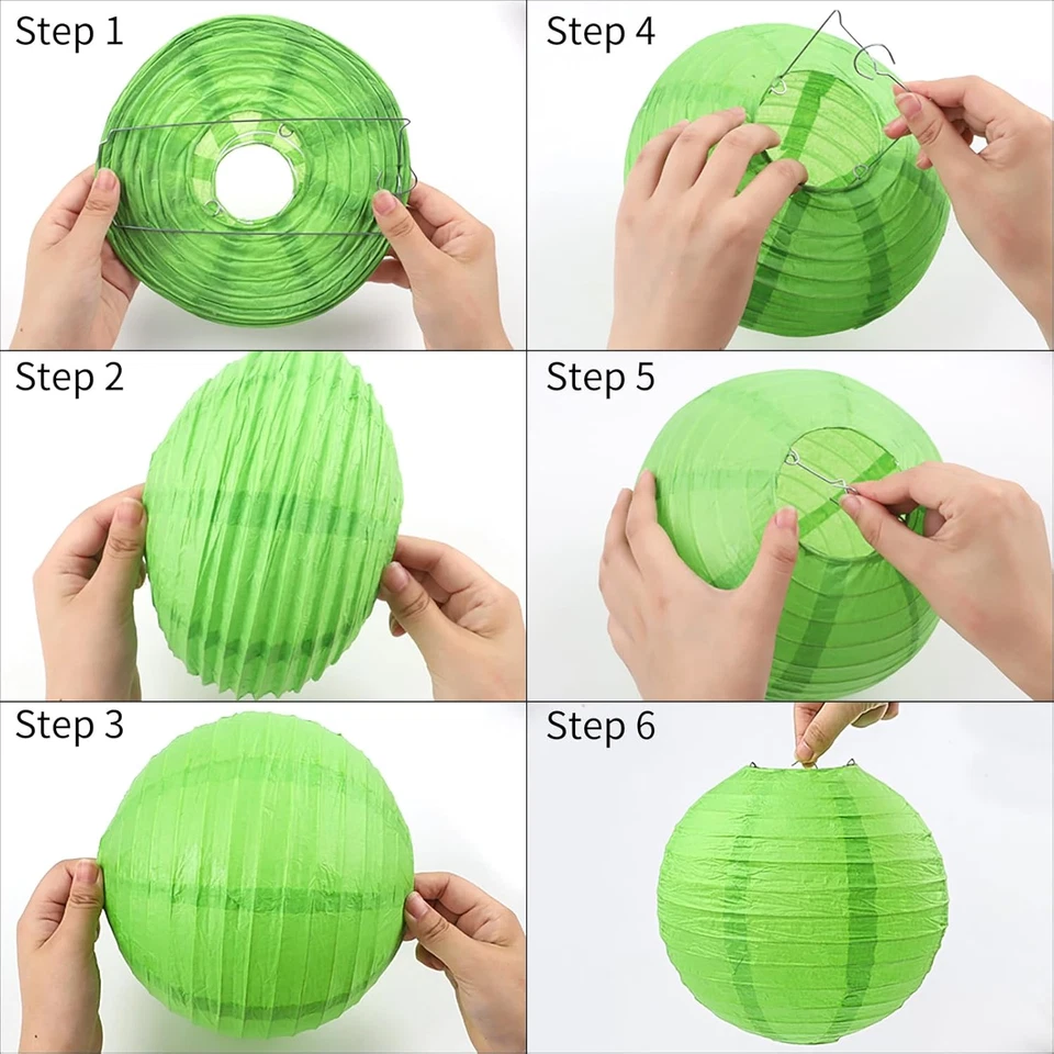 16 Pcs Colorful Paper Lanterns, Multi-Color Chinese or Japanese Hanging Paper La - Image 3 of 4