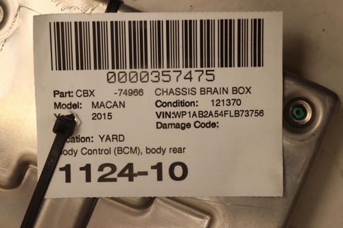 2015-2018 PORSCHE MACAN S REAR BCM BODY COMPUTER CONTROL MODULE UNIT OEM - Picture 7 of 7