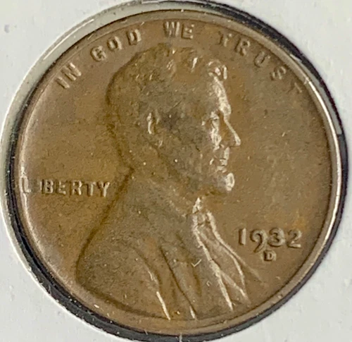 1932 D Lincoln Wheat Cent VF+ CHOICE VERY FINE LOW MINT. 10 MiL SEMI KEY!  SN728