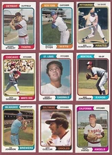 1974 Topps Baseball (529-660) * You Pick * Conditions Listed