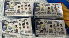 Lot of 3 Giggle Zone Diamond Dig Blind Box Find Real Diamond 1/24 Gemstone