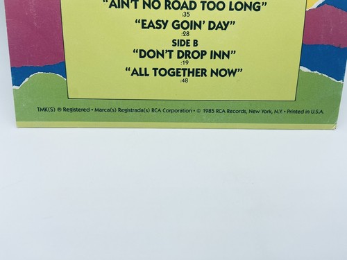 RARE Sesame Street “Follow That Bird” 45 RPM Record 1985 Small Sample VTG - Picture 4 of 12