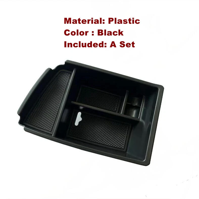 Bandeja de caja de almacenamiento con reposabrazos de coche para Kia Niro e-Niro PHEV híbrido enchufable 2018-2021 Foto 3 de 4