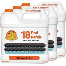 Philips Norelco Quick Clean, refill 54 pods from 3 Shaver Shebang Ultra bottles