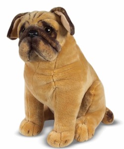 peluche cane carlino