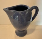 Vintage Niloak 1930’s Blue Glaze Pottery Pitcher Creamer Vase 5”