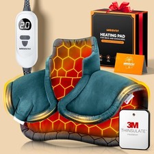 new Graphene-Infused Instant Heating Pad 3M Thinsulate Weighted neck 6 heats