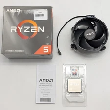 AMD Ryzen 5 4500 3.6GHz 6-Core Processor CPU Socket AM4 w/ Wraith Stealth Cooler