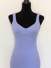 Fashion Nova Purple Knit Bodycon Dress Sleeveless Sweetheart Dress Size L