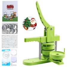 Button Maker Machine 75mm 3 in Round inch , Green