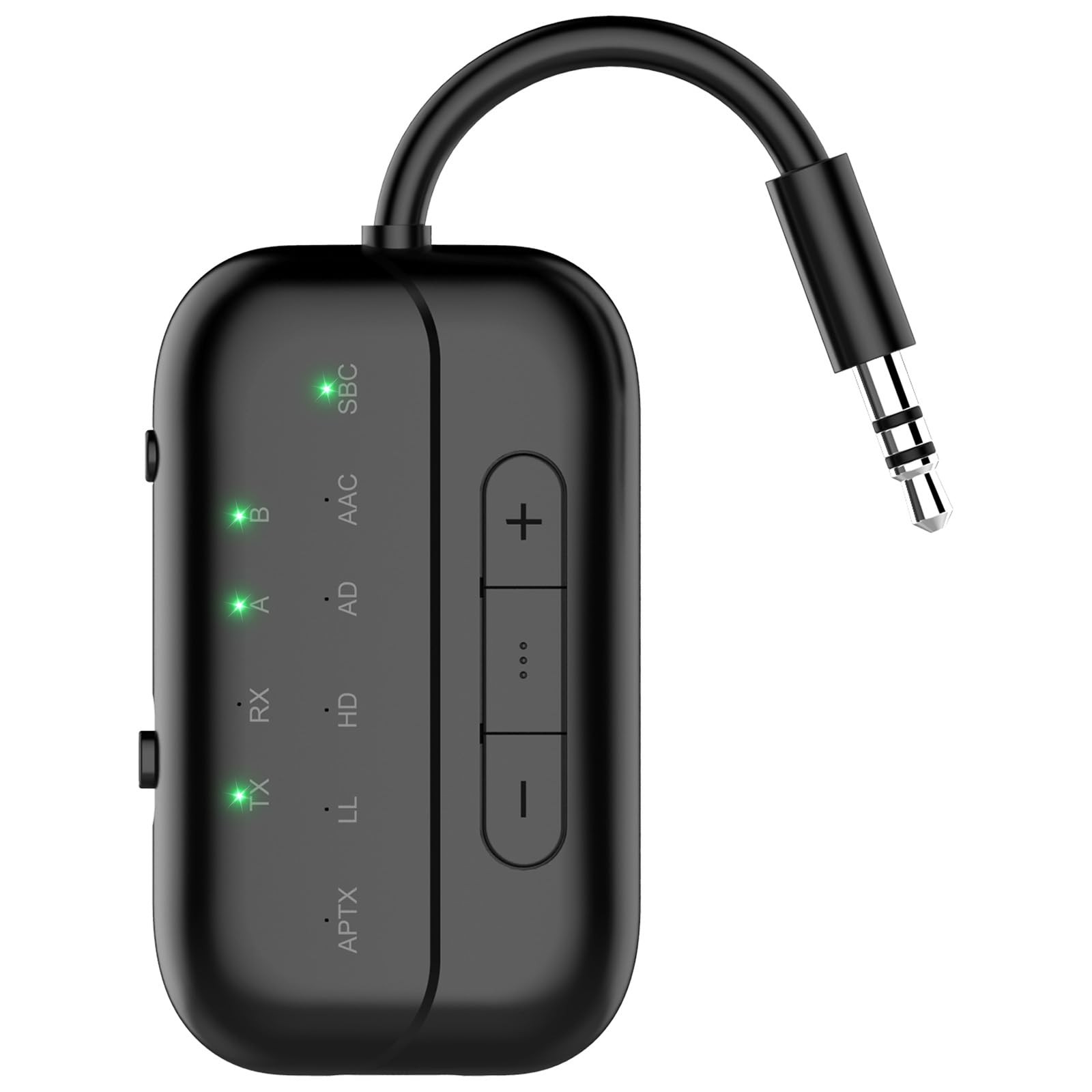 Bluetooth 5.3 Transmitter Receiver for TV Airplane Car Wireless Audio Adapter