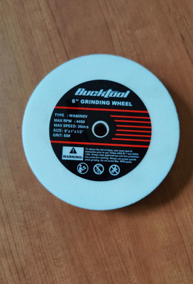 6'' Grinding Wheel for 6'' bench grinders Vevor, Palmgren, Eastwood, Bucktool etc