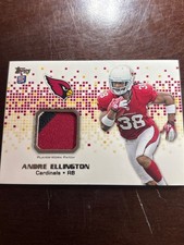 Andre Ellington Rookie Patch Card 2013 Topps RC Player-Worn Jersey Cardinals RP-. rookie card picture