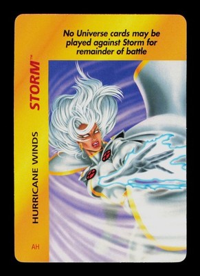 Storm Hurricane Winds  Marvel Over Power 1995 Trading Card TCG CCG