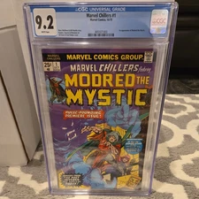 Marvel Chillers #1 CGC 9.2