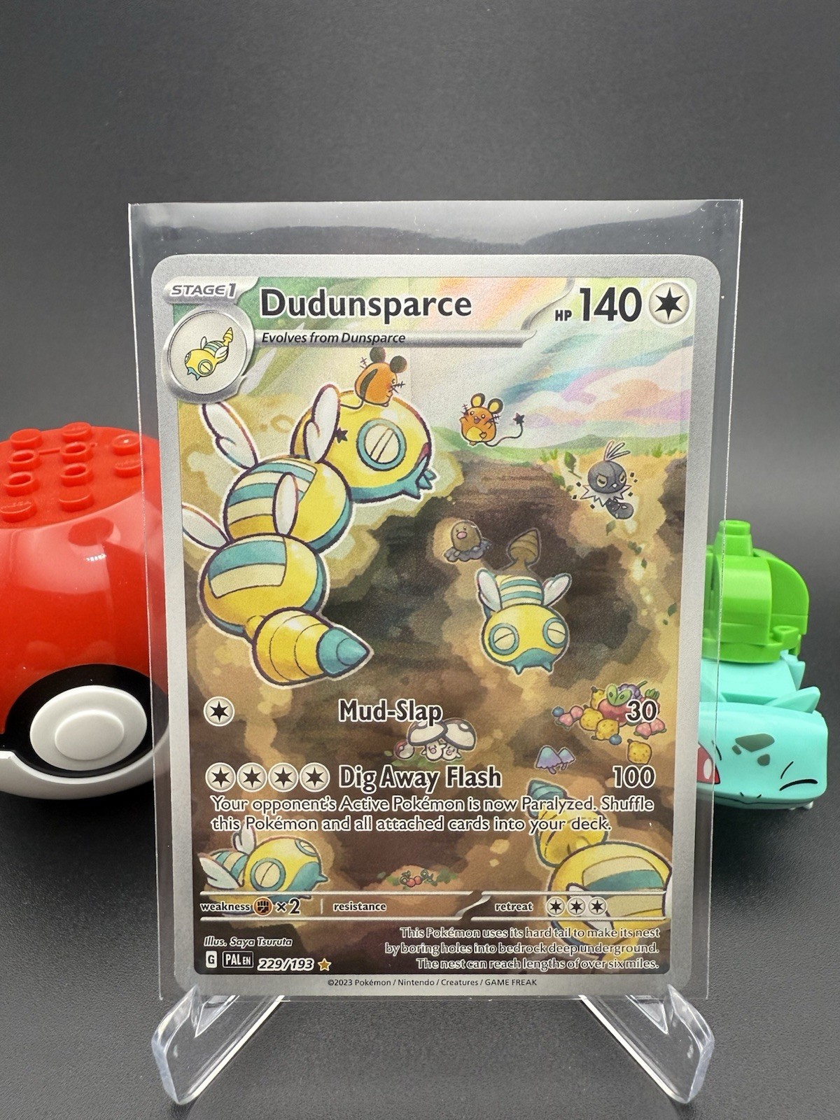 Dudunsparce IR 229/193 Pokemon Paldea Evolved Full Art Illustration Rare NM