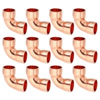 10Mm Id 1Mm Dicker Winkel Kupfer Fitting 12 StüCk LöTen Reinem Kupfer Stecker
