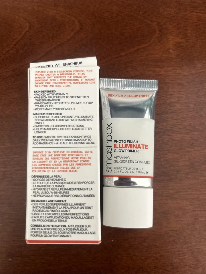 Imprimación brillante SmashBox Photo Finish ILLUMINATE, tamaño de viaje - 0,34 fl oz Foto 2 de 2