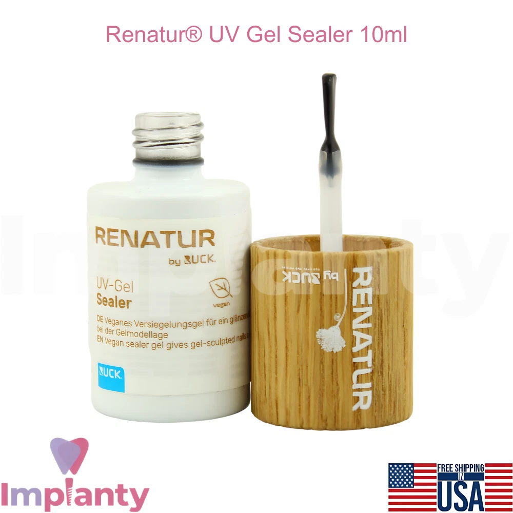RENATUR by RUCK Vegan UV Gel Sealer 10ml Scratch-Resistant Nail Surface