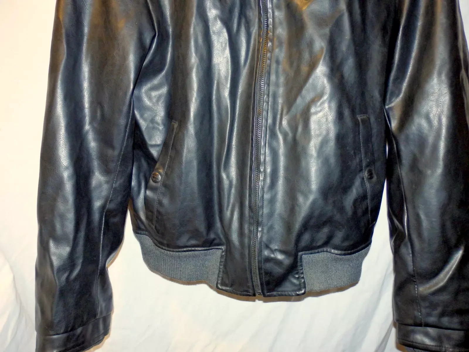 Levi's Brown Polyurethane Jacket - Lined & Zip  S… - image 3