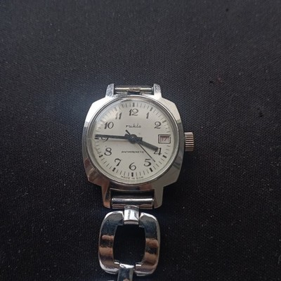Rare Vintage Ruhla Ladies Made in GDR watch 1960 antimagnetic Date