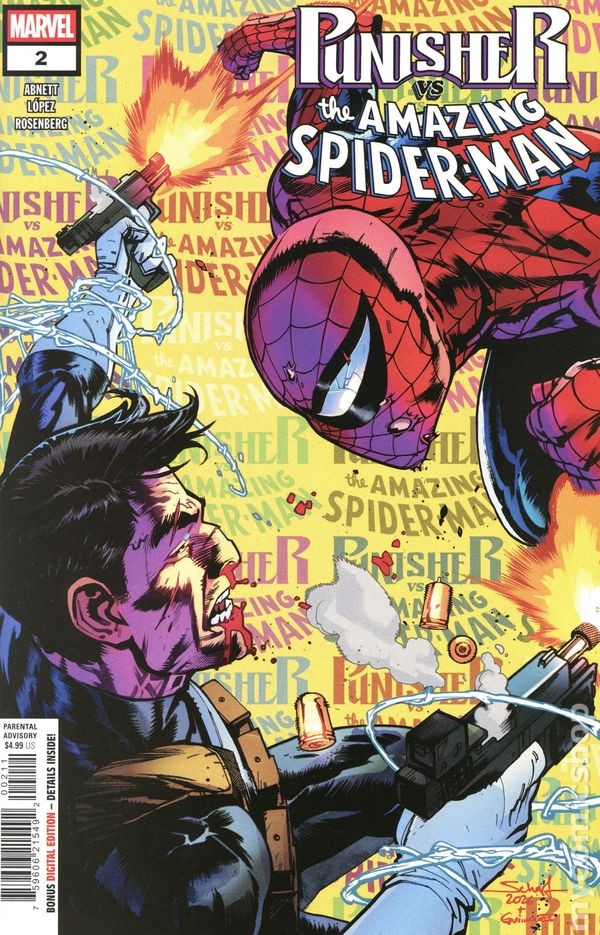 Punisher vs. Spider-Man #2A NM 2026 Stock Image