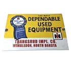 Vintage International Harvester Sign - Tractors Truck Service Gas Porcelain Sign