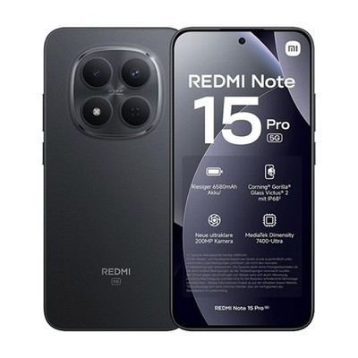 Xiaomi Redmi Note 15 Pro 5G   200MP 6580mAh 6,83 Zoll AMOLED   256GB 8GB NFC