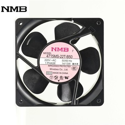 NMB Fan 4715MS-22T-B50 AC 220V 14/13W 120*120*38mm UPS Power Supply Cooling Fan